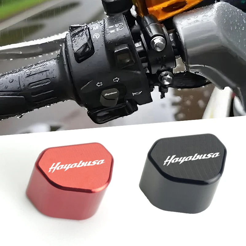

Для HAYABUSA GSX1300R GSX 1300R GSXR 1300 Hayabusa 2008-2025 алюминиевый мотоцикл с ЧПУ, кнопка переключателя указателя поворота, колпачок для ключей