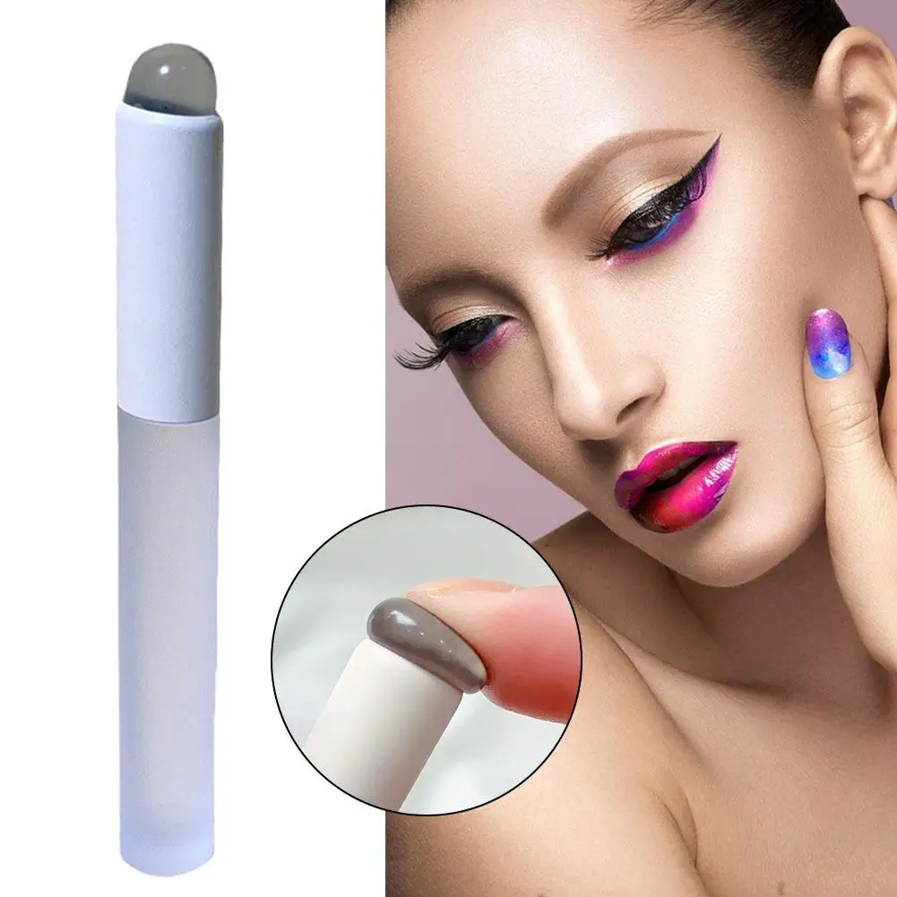 Small Silicone Round Soft Lip Brush Pro Lipstick Application Smudge Brush Girls Women Cosmetic Tools Make Up Brushes