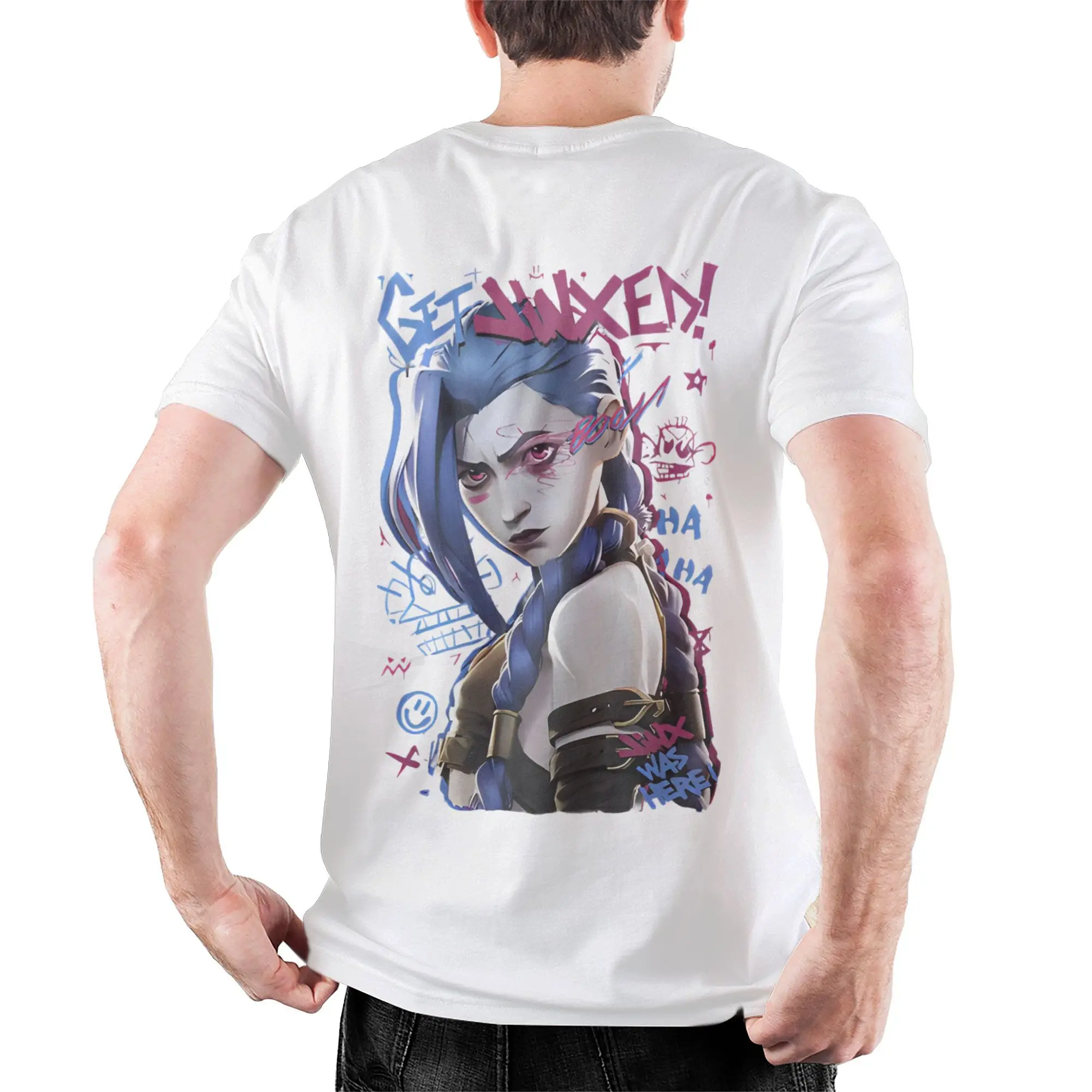 Men Women Arcane T Shirts  100% Cotton Clothes Vintage Short Sleeve Crew Neck Tees Double-sided Printed