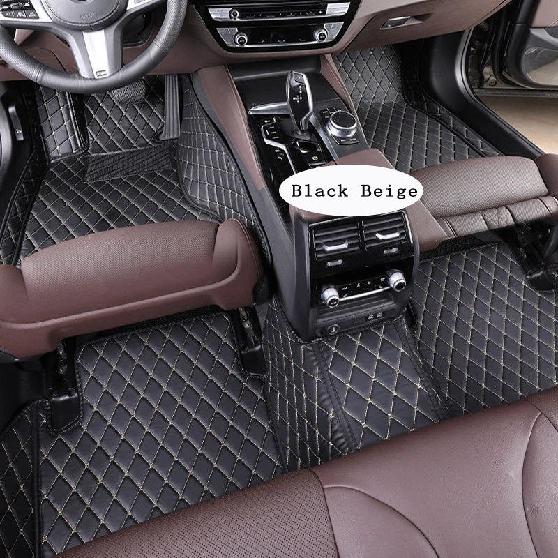 Durable Custom Leather Colorful Car Floor Mat for Kia Rio 2016-2023 Auto Carpet Accessories Syling Interior Parts