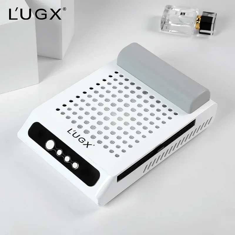 LUGX Hot Sale 70W Strong Cordless Recargable Nail Dust Collector hine Professional Rechargeable Nail Vacuum Cleaner