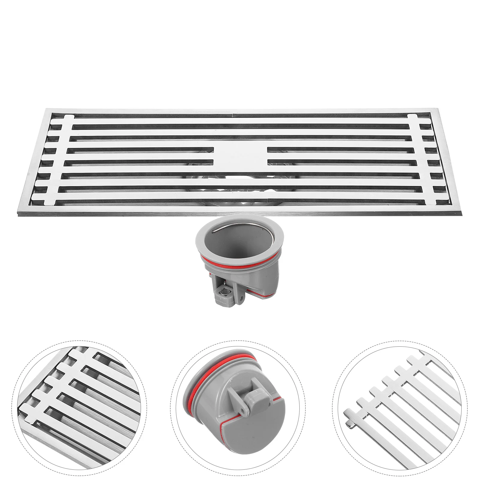 Thickened Floor Drain Filter Cover Hair Shower Catcher Bright Light Strainer Stainless Steel Bathtub Covers Catchers