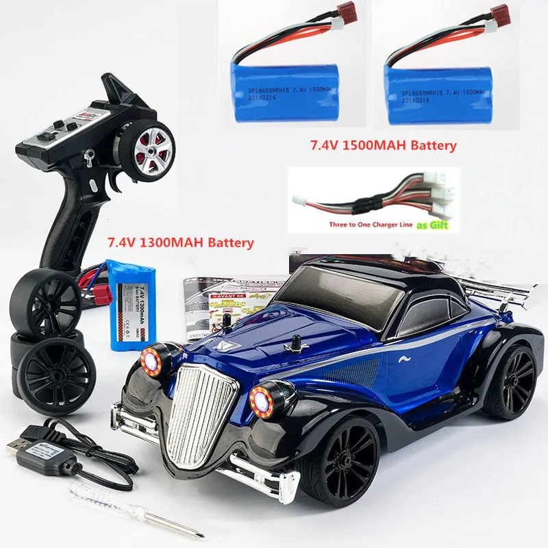 

16303 16003 RC Racing Car Battery 55KM/H High Speed Remote Control RC Car Spare Parts 7.4V 3000MAH Battery/3 To 1 Line