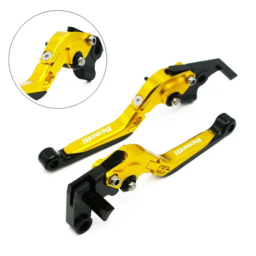 Imagen 2 del producto Palancas de embrague de freno plegables ajustables para motocicleta, palanca de manija, CNC, Benelli TNT600, TNT300, BN600, BN302, TNT 600, 300, 302