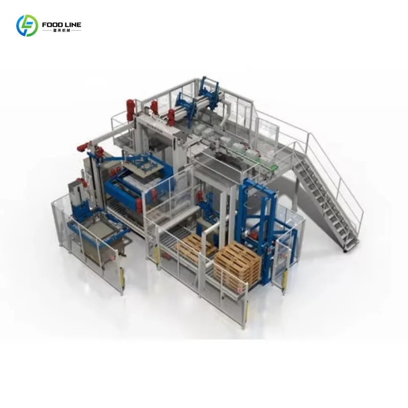 Hot Selling High Level Palletizing Machine Wooden Pallet Automatic Palletizer Machines High Level Palletizer Customized