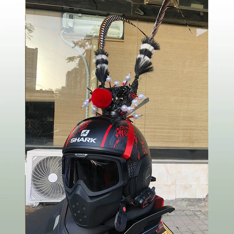 Black Myth Sun Wukong Cosplay Feather Crown Accessory Funny Headwear Novelty Hat Decoration Great Sage Equal to Heaven Cosplay