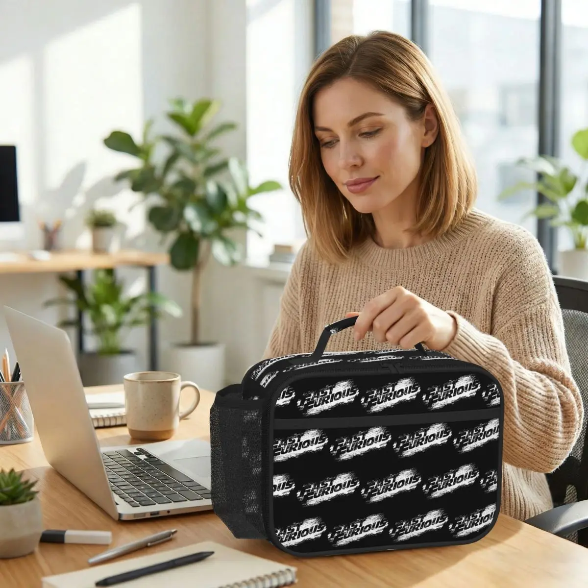 

Fast & Furious 9 Insulated Lunch Bag for Women Office Cooler Thermal Food Box Tote Leakproof Lunch Boxes Container