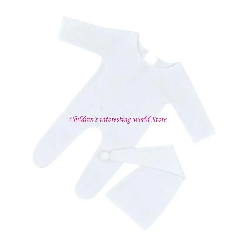 

2pcs/set newborn photography hate с комбинезон