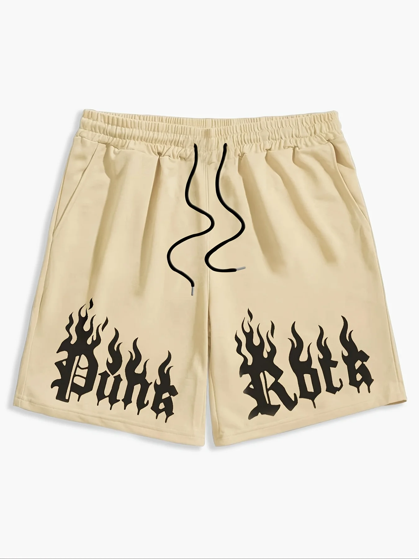 

Новинка 2026, мужские и женские шорты с принтом, панк-готический стиль, уличные танцы, брюки пять четвертей, свободные повседневные спортивные шорты