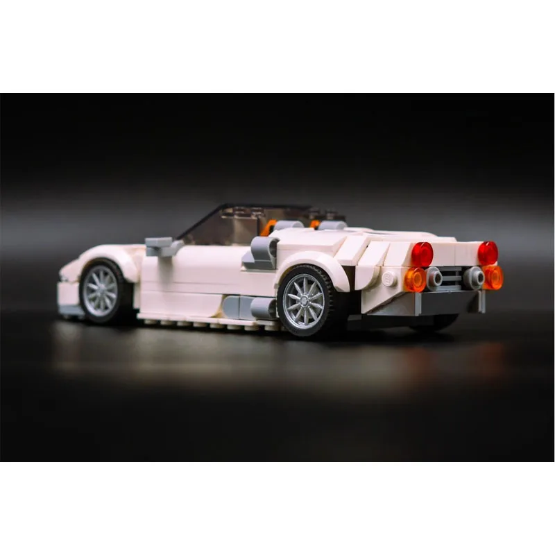 

MOC-180118 Новый классический культовый трансформируемый спортивный автомобиль, строительный блок, модель 341, детали, креативная игрушка на день рождения для мальчиков и детей