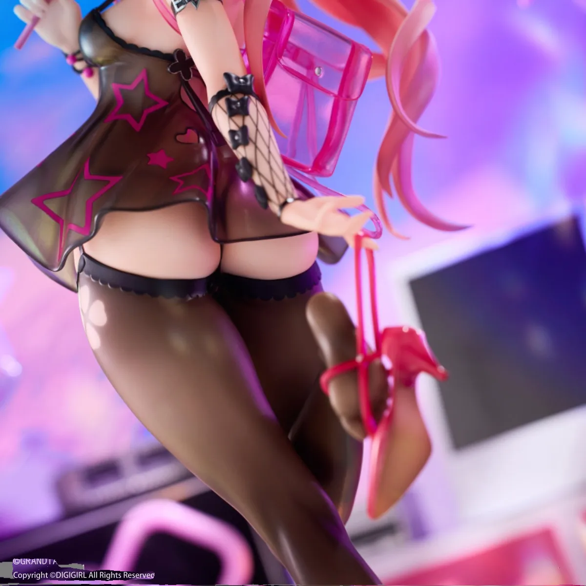 Digigirl Collectible Bunny Girl - 1/6 Scale Figure With High Heels & Lollipop
