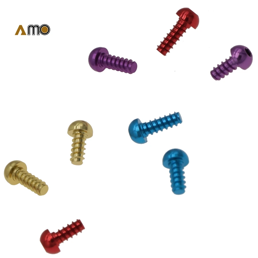 AMO DIY Abu Drip Wheel Body Hard 7075 Aluminum Screw M2/M2. 5 Screw DIY Parts