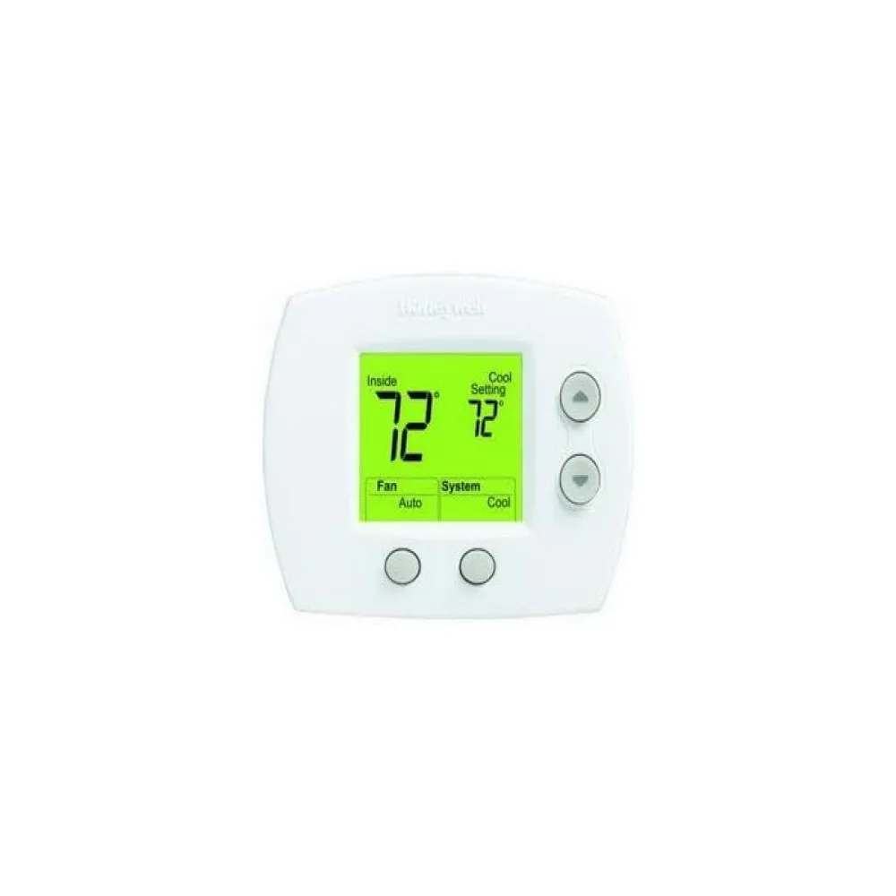 

Honeywell TH5110D1022 FocusPRO 5000 Digital Non-Programmable Thermostat Power Method