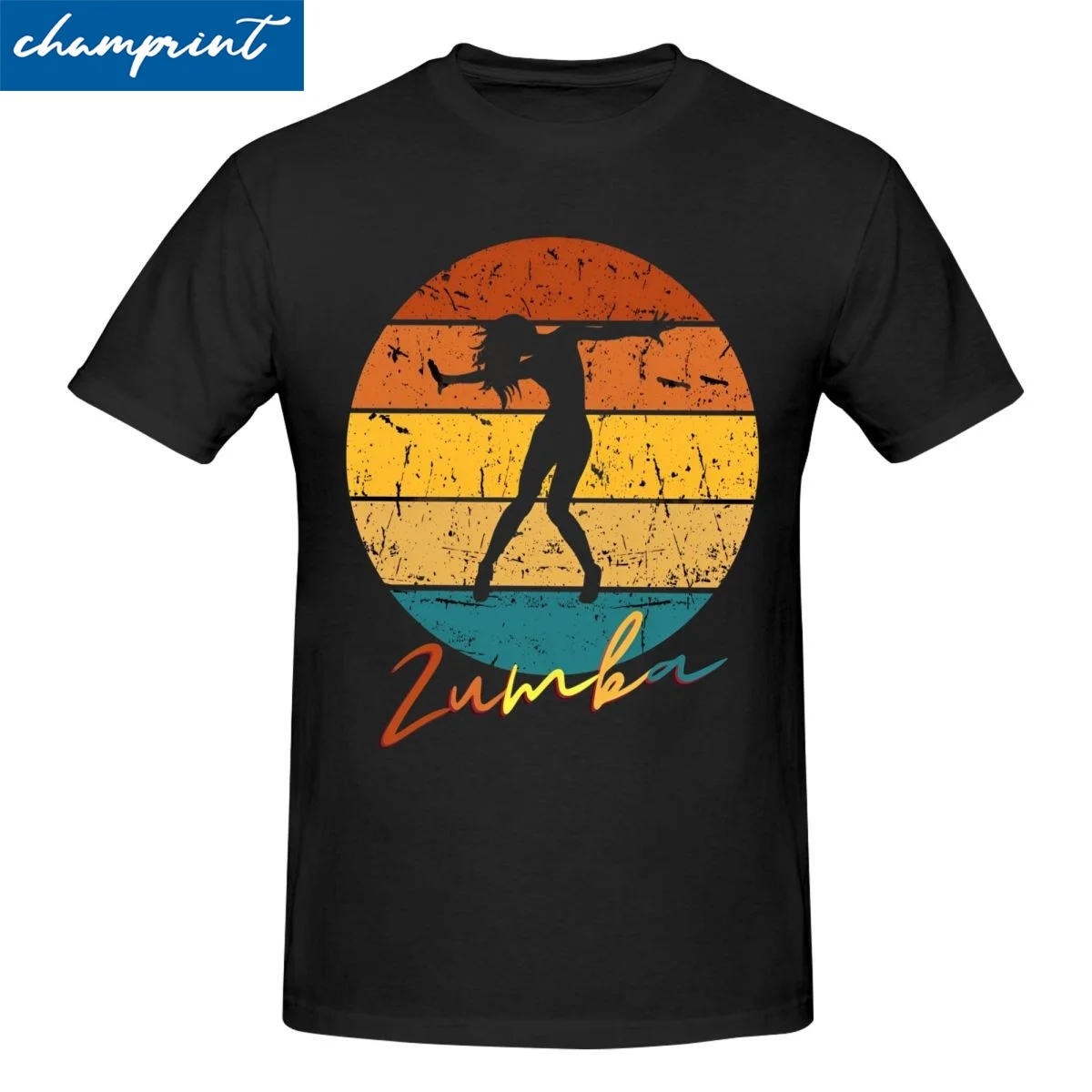 Retro Z-Zumbas Graphic T-Shirt Men Women Dance Fitness  Funny Pure Cotton Tees Crew Neck Short Sleeve T Shirts Gift Idea Tops