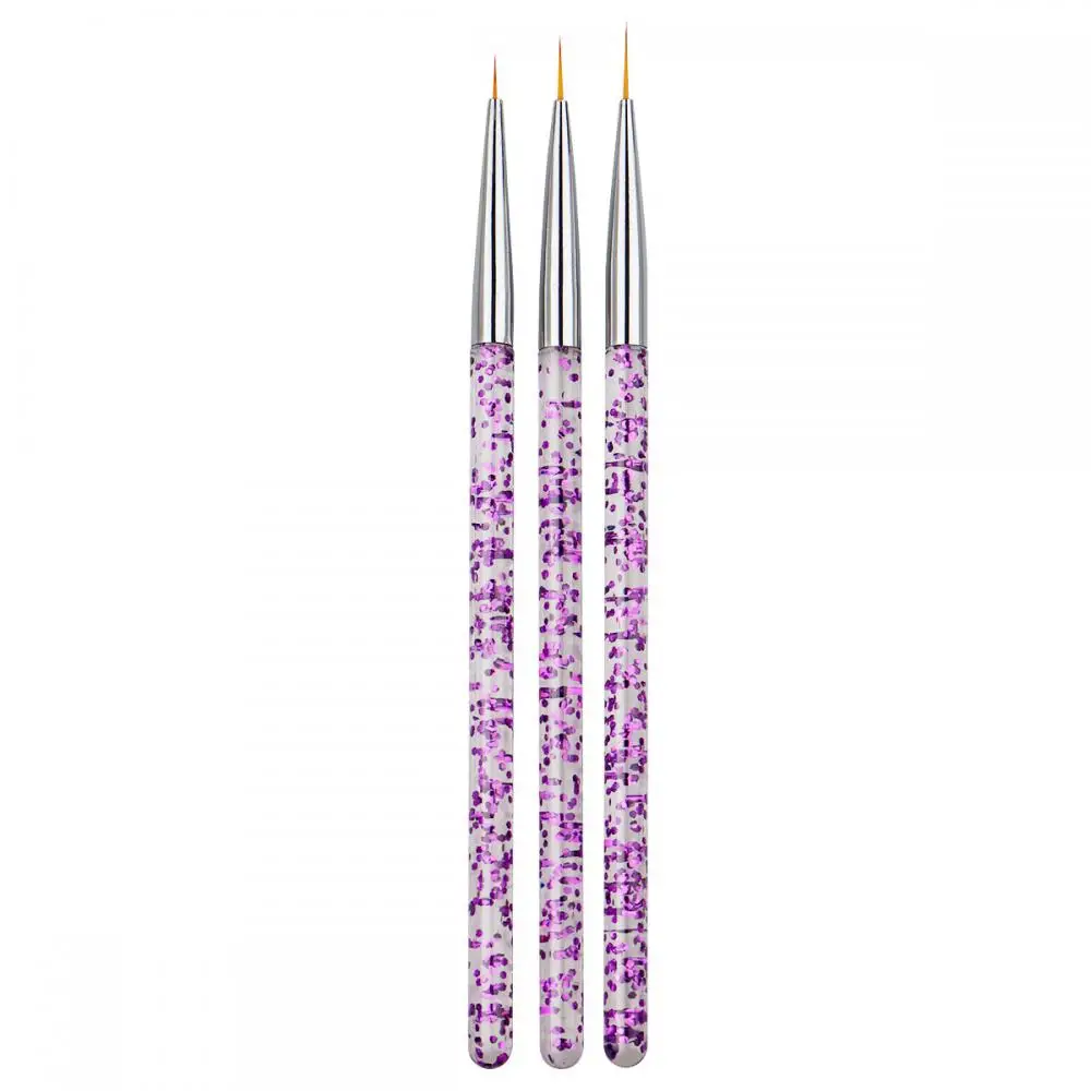 /Set Nail Art Liner Painting Pen Acrylic UV Gel Brushes Drawing Flower Line Grid French Design Manicure Tools