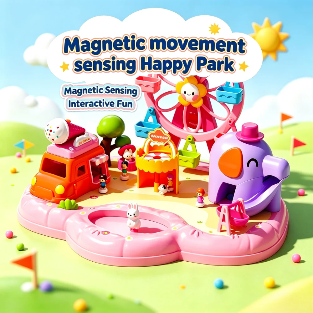 educational-magnetic-happy-paradise-playset-simulated-dream-castle-house-toy-ideal-birthday-holiday-present