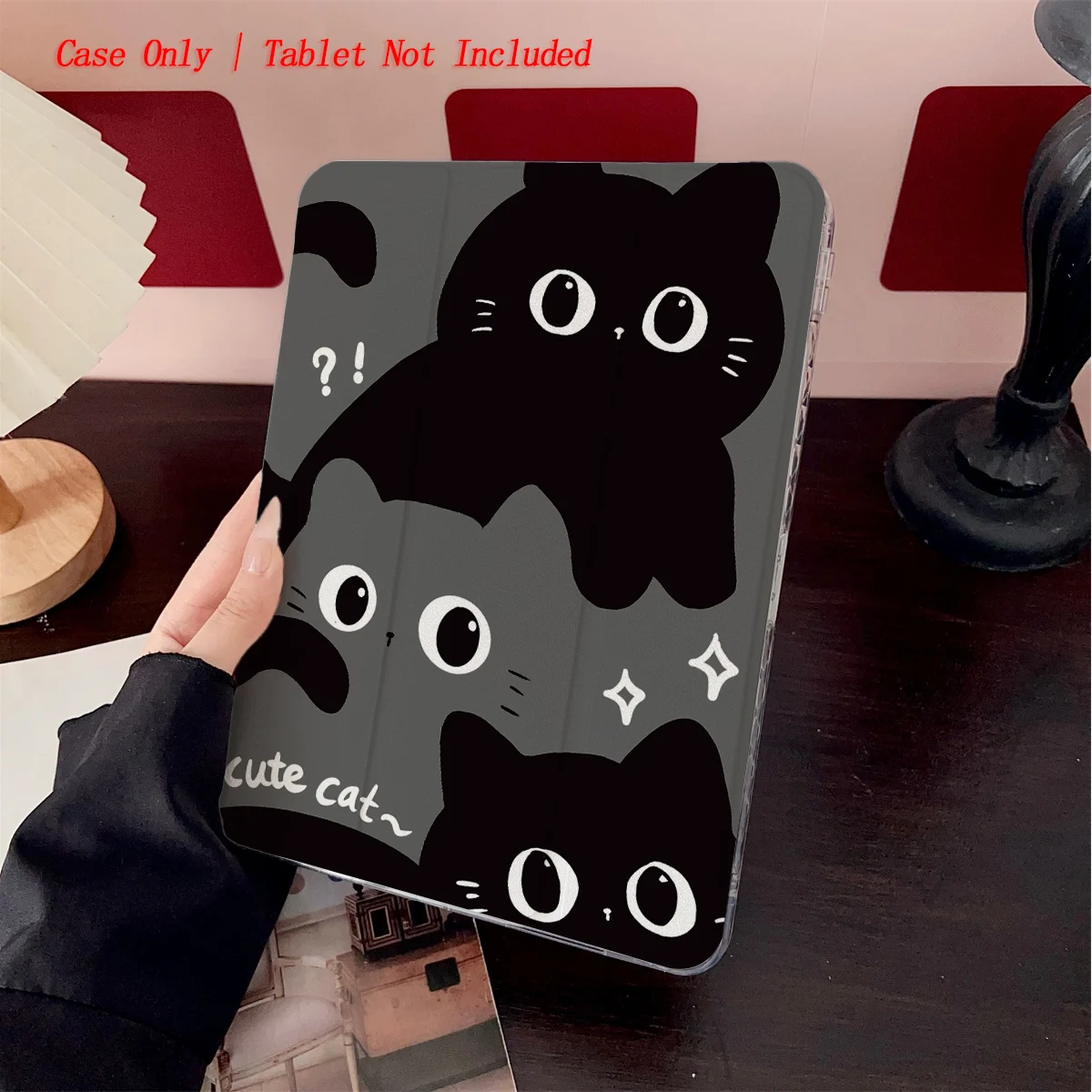 Slim Fit Premium TPU Tablet Cover, Shockproof Durable Lightweight Protective Case for iPad Samsung Huawei Honor Redmi Xiaomi