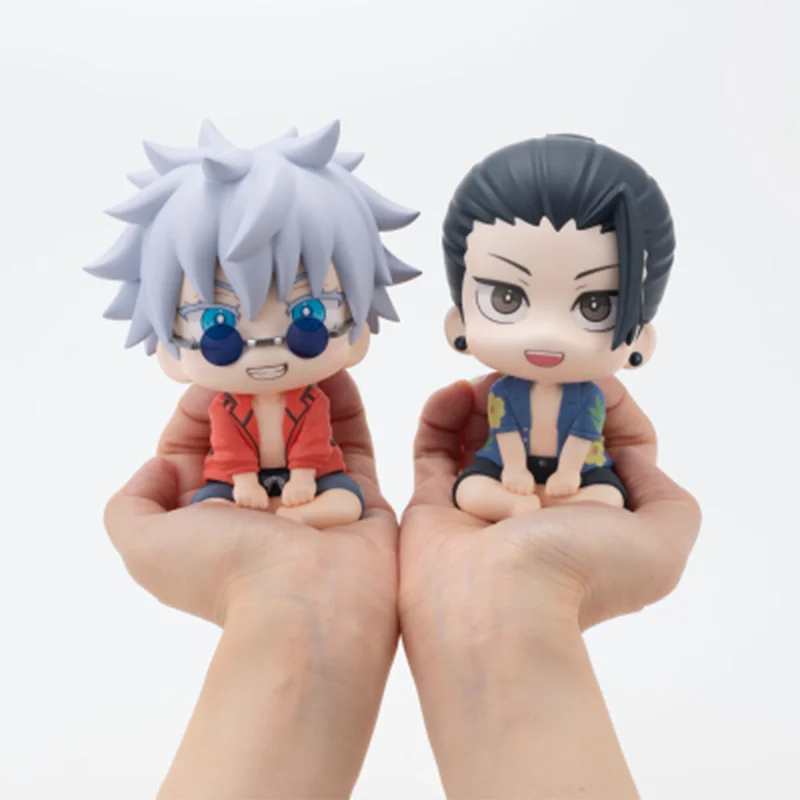 【أصلي 100%】MegaHouse Jujutsu Kaisen- Gojou Satoru Getou Suguru Look Up Okinawa Ver. لعبة مجموعة نماذج شخصيات الرسوم المتحركة