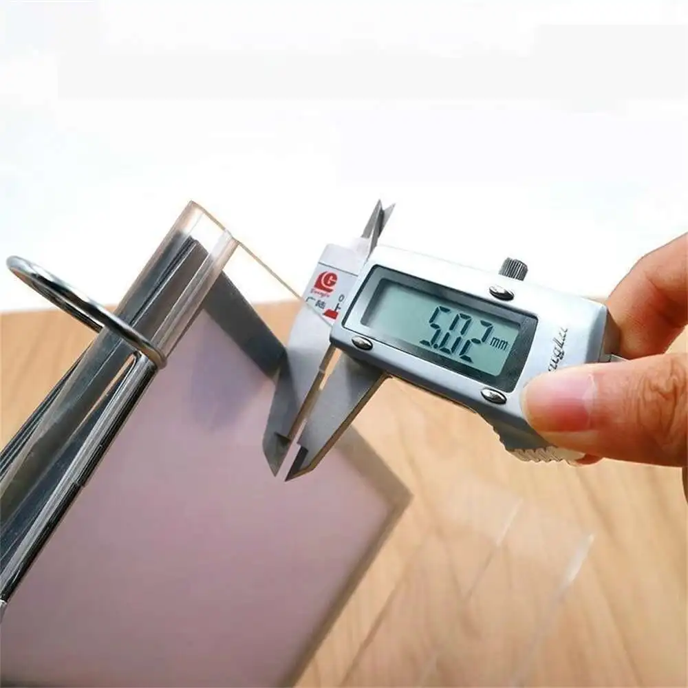 A4 Acrylic Pages Turning Menu Paper Sign Holder Stand Restaurant Table Price Label Listing Card Frame Display Racks