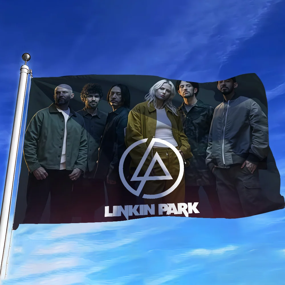 Hot Band L-Linkin P-Park Flagge für Schlafzimmer, Wohnzimmer, Bar, Garten, Outdoor, aktive Dekoration, Hintergrund und Konzert