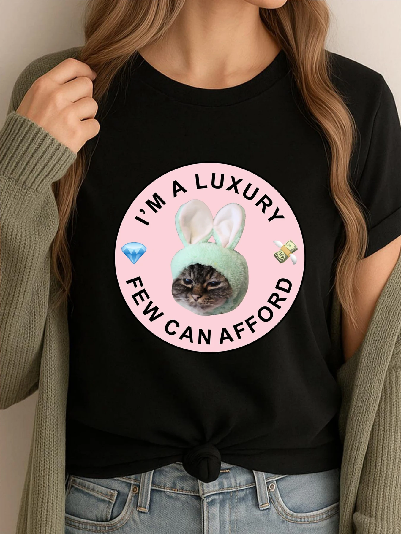 

Последние топы с принтом Primcess Pamcake I Im A Luxury Few Can Afford Серая рубашка Футболка с рисунком Мужская дизайнерская одежда