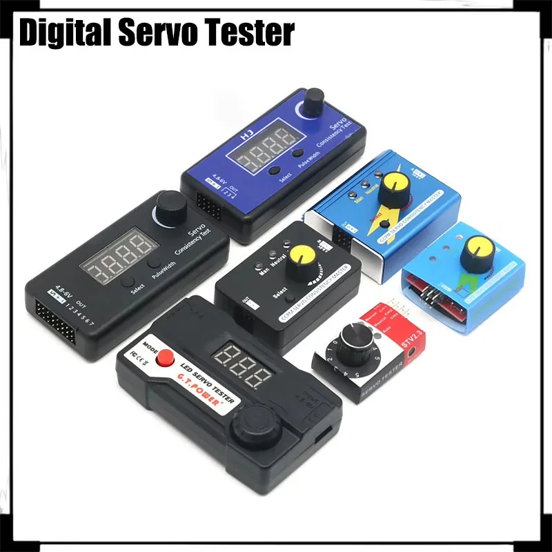 Digital Servo Tester / ESC Consistency Tester Steering Gear Measurement  for FPV RC Helicopter Airplane Car Servo Tester Tool