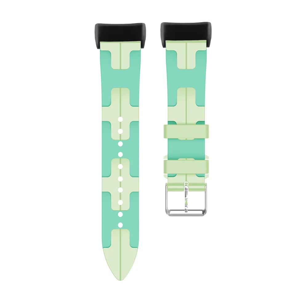 

Replacement Silicone Braided Watch Strap For Fitbit charge 5 4 3 Bracelet Quick Release Sport Watch Solo Loop Band Accessories