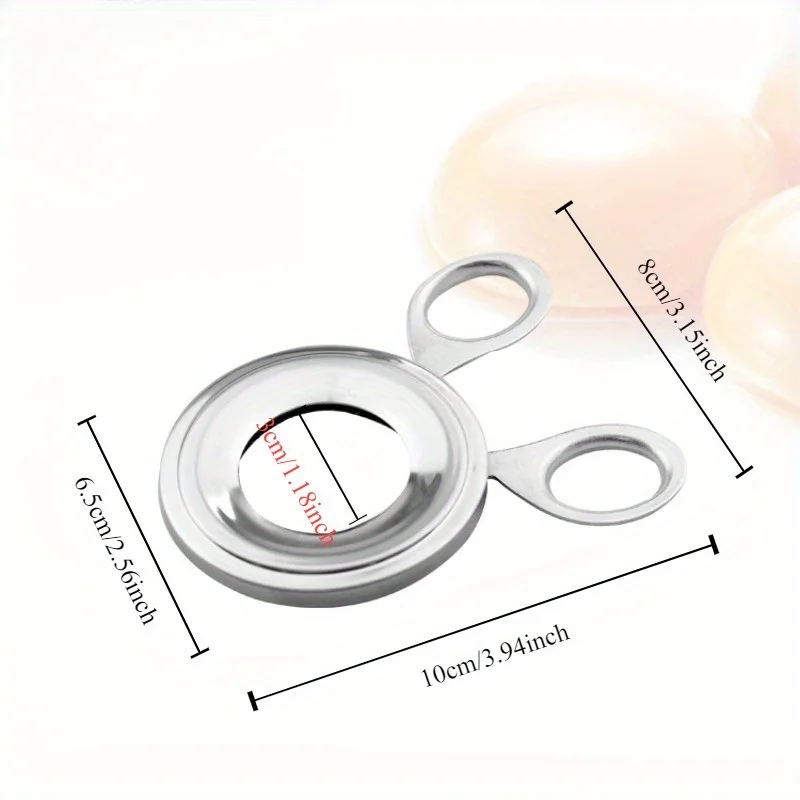 1pc Stainless steel shell opener trimmer egg lid opener egg trimmer egg slicer