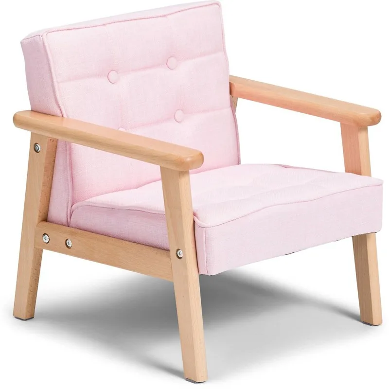 Pink Blue Sofa Toddler Couch Armchair Machine Washable Removable Cover Foam Seat Foldable Lightweight Cartoon Playroom
