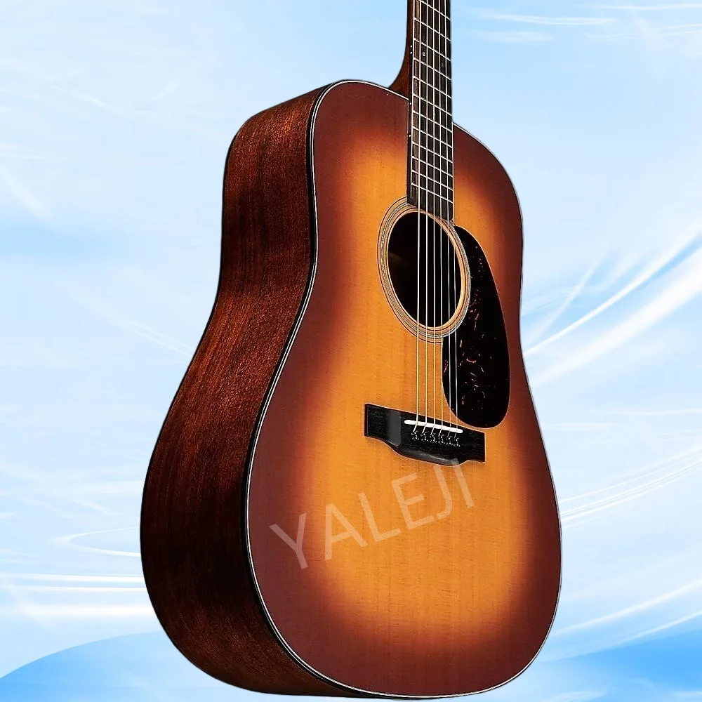 

Атласная акустическая гитара D18 Amber Burst 2025г