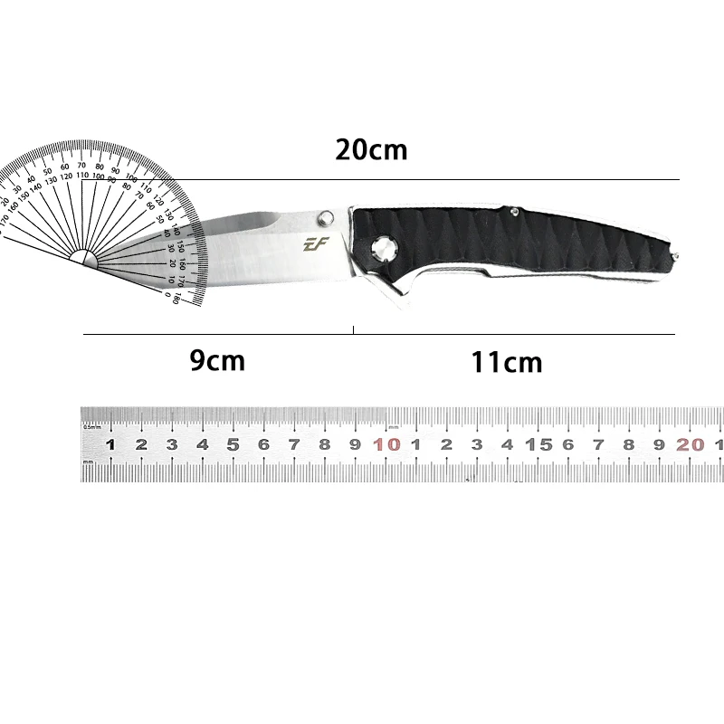 High hardness outdoor folding knife Wilderness survival knife Portable folding knife Portable pocket small knife sharp knife