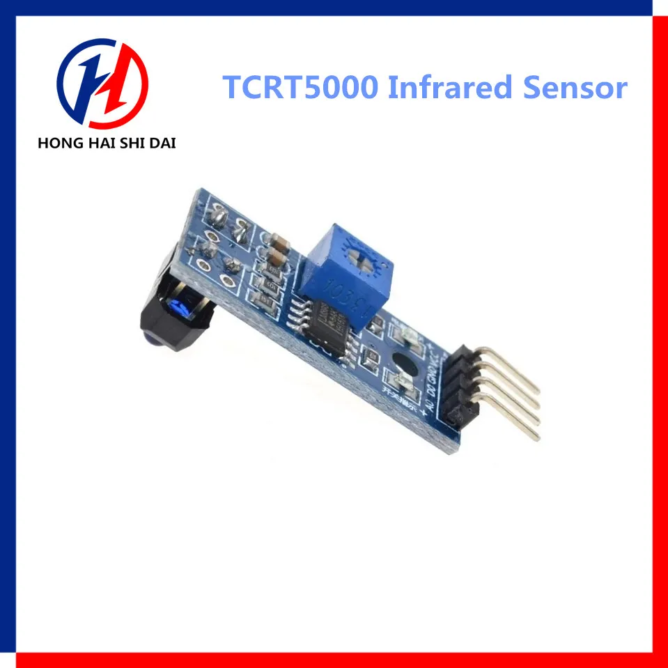 TCRT5000 Infrared Reflective IR Photoelectric Switch Barrier Line Track Sensor Module blue