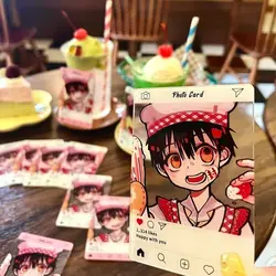 Toilet Bound Hanako Kun Acrylic Card Kawaii Transparent Cards Group Photo Card Collection Shooting Prop Desktop Display Gift