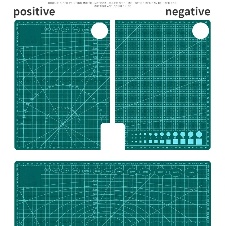 A3/A4/A5 handgemaakte snijmat dubbelzijdig gebruik snijplank PVC snijbestendige desktop beschermende mat Art Tool Supplies