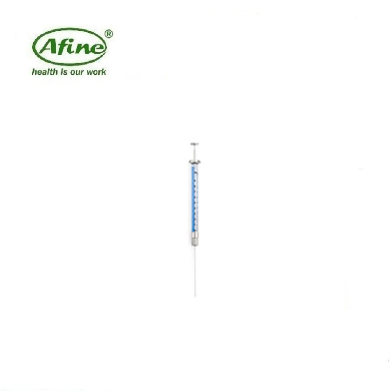 AFINE Agilent 5190-1491 Manual Syringes 10 µL PTFE Tip Pusher Replaceable Needle Beveled Tip