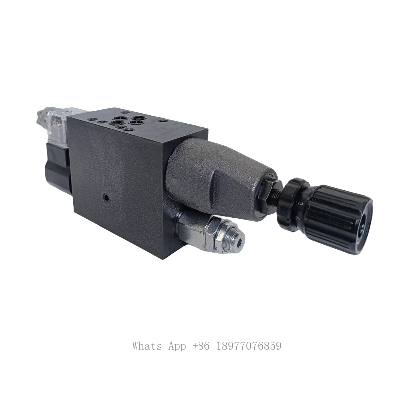 Katup Pengurang Tekanan Elektronik MSPR-02P-K-1-2-D24-10 Asli, Katup Solenoid Hydraulic Ulis Seri MSPR-02P Mmpr