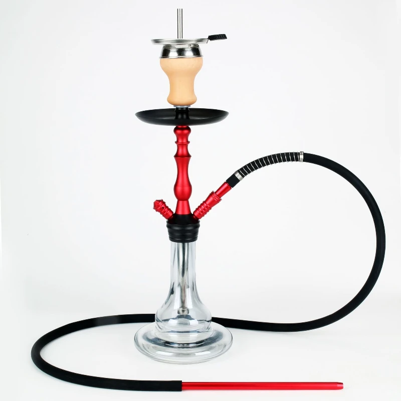 

Arabian shisha aluminum alloy single tube full set of hookah