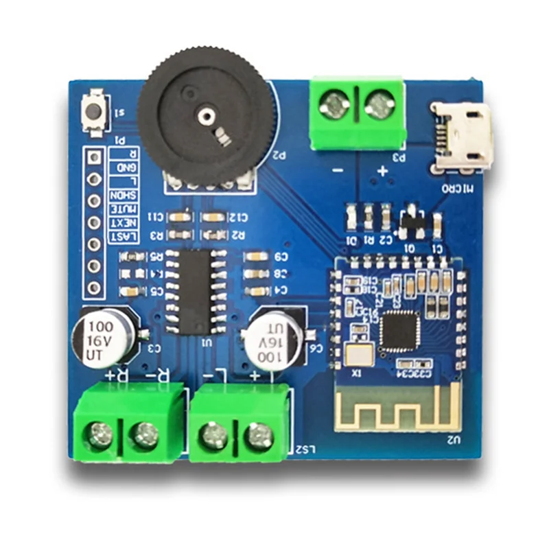 A29F-Bluetooth Módulo de Áudio Bluetooth 4.2 5Wx2 Potência Lossless Dual Channel Estéreo Baixa Potência Multifuncional Módulo Portátil Fácil T