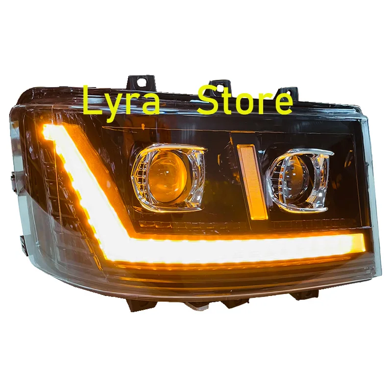 2 PCS(LH AND RH) 24V  Full LED Head Lamp Fit For Scania Truck R650 G500 S730 S500 P500 MANUAL 2379889 - 2655840 - 2674382