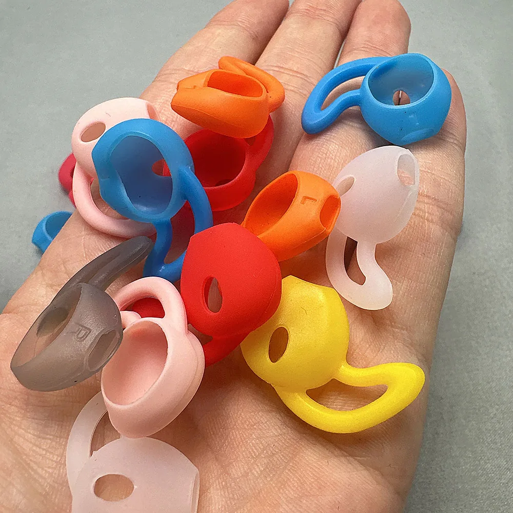 في الأذن لينة سيليكون سماعات الأذن غطاء ل أبل Airpods واقية بطانة للأذن سماعة كوب وسادات الأذن المضادة للانزلاق مشبك الأذن