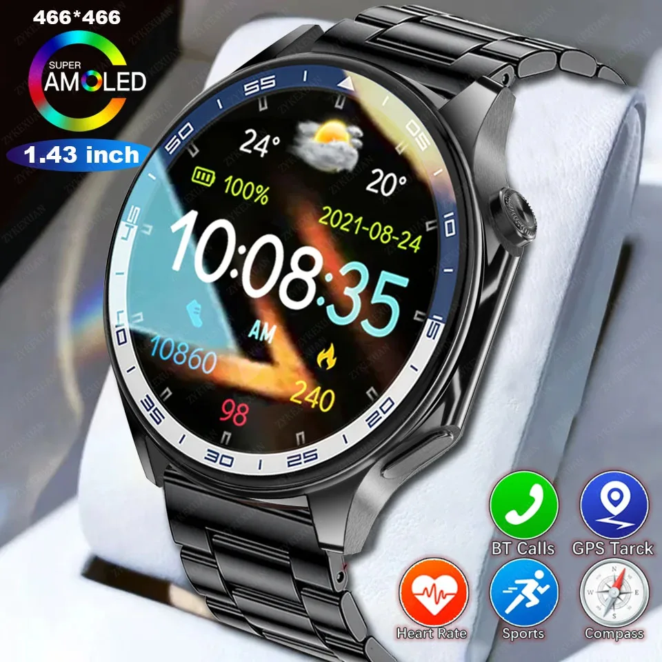 

For Huawei Xiaomi Watch X High-end Business Watch Outdoor Compass Smart Watch Men's Sports Fitness Waterproof Bracelet 2024 New