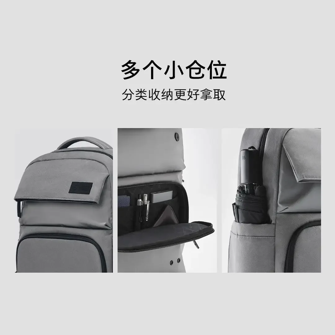 Mochilas de viaje Xiaomi 90FUN, bolsa para ordenador portátil de 15,6 pulgadas, mochilas escolares, mochila escolar, mochila de viaje, separación en seco y húmedo, 22L