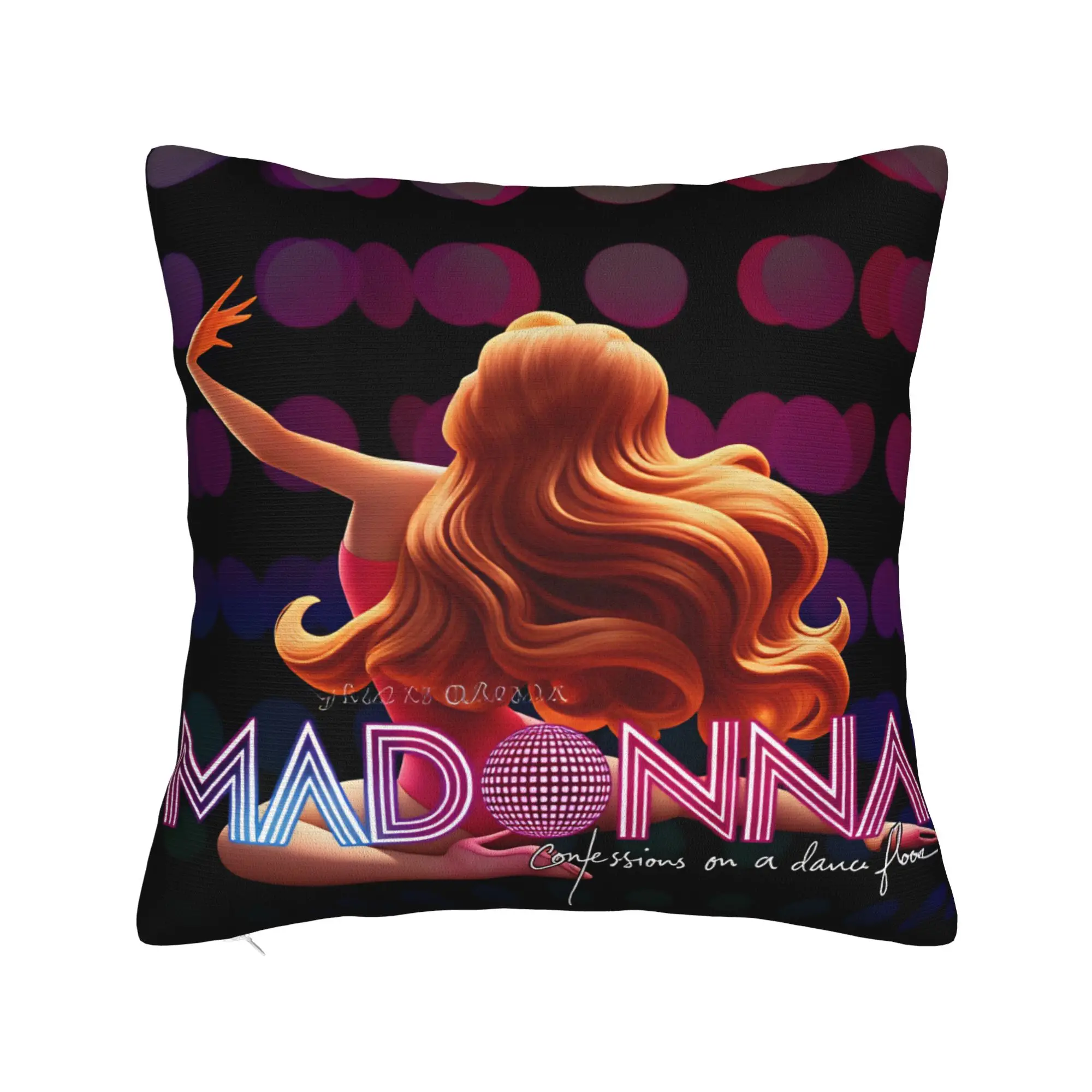 M-Madonna Confessions I Feel So Free Pillow Case  Design Pillow Cover For Sofa Couch Bed Living Room Kawaii Pillowcases