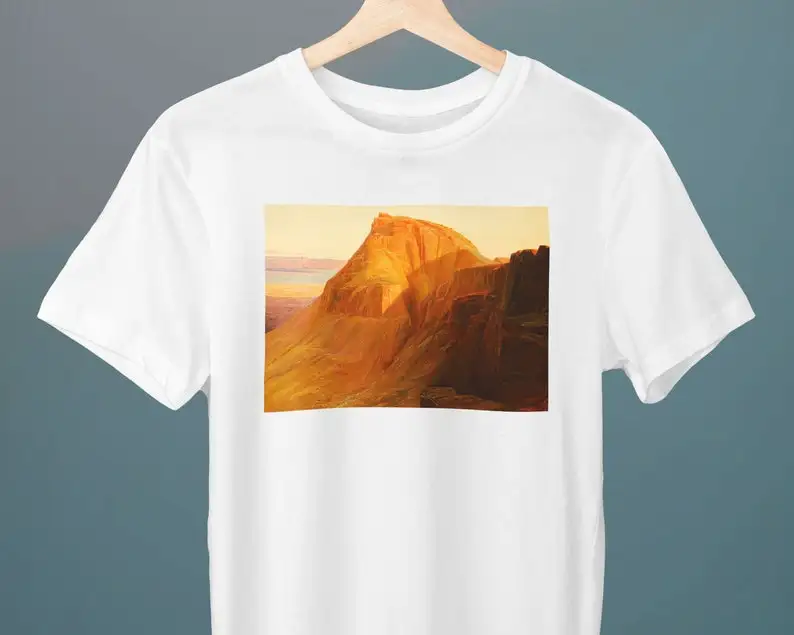 

Masada on the Dead Sea, Edward Lear, Unisex T-Shirt, Art T-Shirt, Fine Art T-Shirt, Gift for Her, Gift for Him, Art Lover Gift