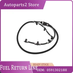 059130218H Auto Parts Fuel Return Line Road Hose Crude Oil Injector Hose Leak Line Auto for Audi A4 A6 C7