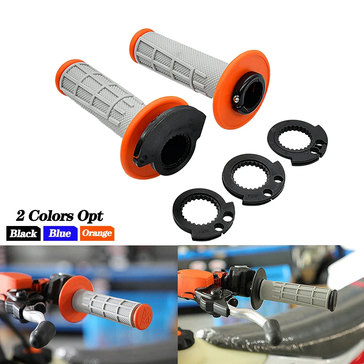 

Motorcycle NEW Handlebar Lock-on Grips For KTM SX SX-F EXC EXC-F XC XC-F XC-W TPI SIX DAYS 125-500 2008-2020 Enduro Dirt Bike