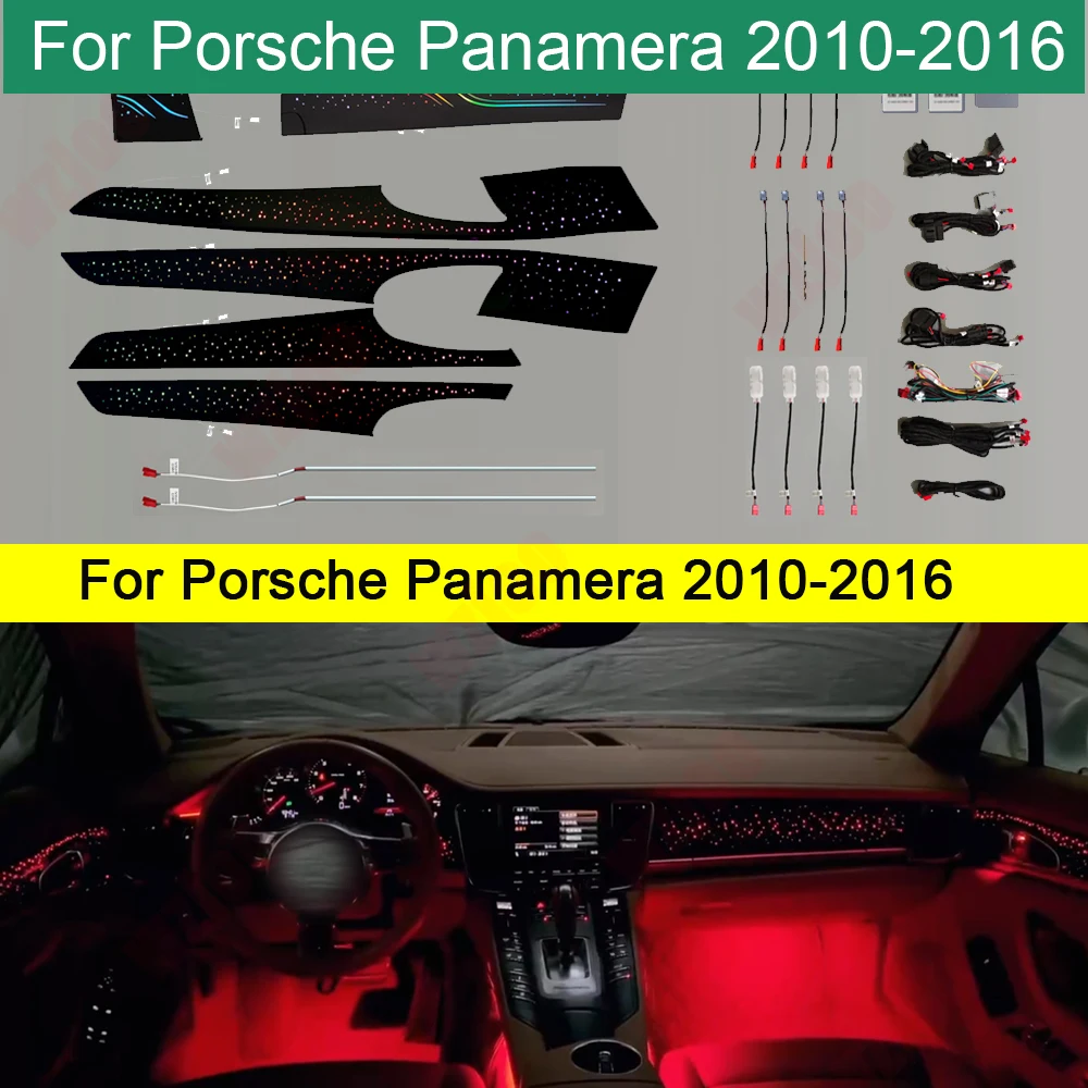 

Ambient Light For Porsche panamera 2010-2016 dashboard instrument panel strip screen control Inter door strip ambient light