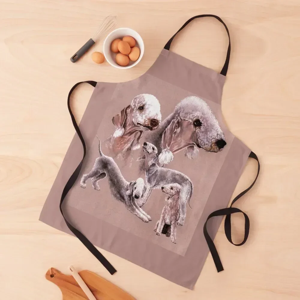 

Bedlington Terrier Gallimaufry Apron Woman Kitchens Smock for hairdressing Kitchens For Men kitchen item Apron