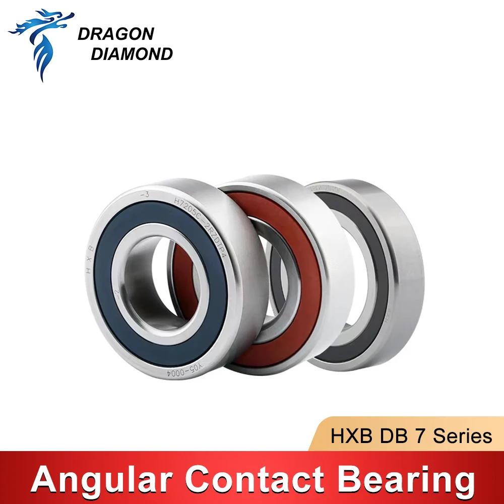 2PCS CNC Milling Machine Spindle Motor Bearing DT/DB 7 Series 7002 7003 7004 7005 7007 P4 P5 Sealed Angular Contact Bearing