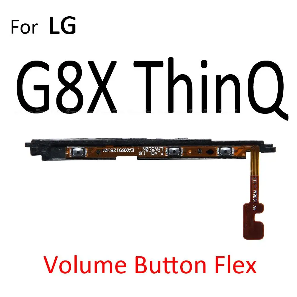 Mute Switch Volume Control Button Flex Cable For LG G5 G6 G7 Plus G8 G8S G8X ThinQ Power ON OFF Key Replacement Parts